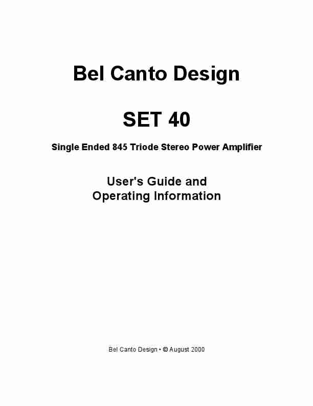Bel Canto Design Stereo Amplifier SET 40-page_pdf